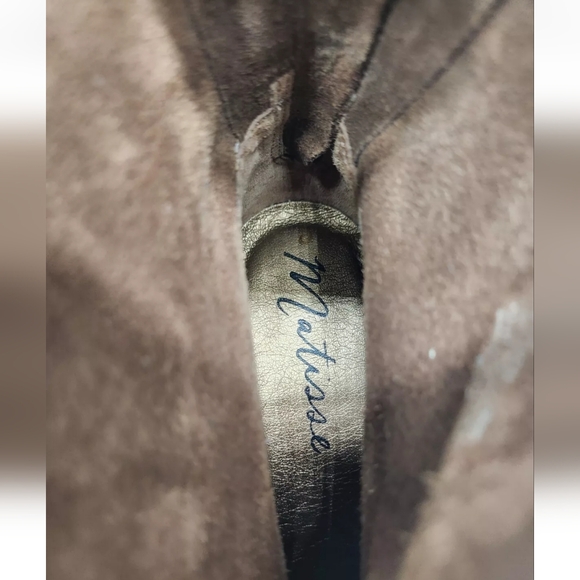 Matisse Soho Women 8.5 M Brown Suede Boots Slouchy Western Boho Bootie Leather - Picture 12 of 16